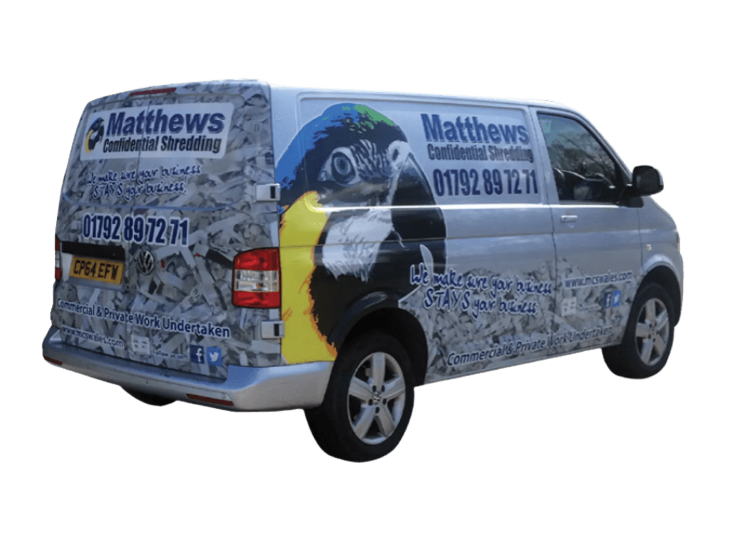 Matthews Confidential Shredding van